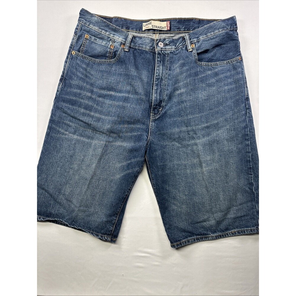 Levi's Men's 569 Loose Straight Fit Denim Shorts, Size 38, 12" Inseam
